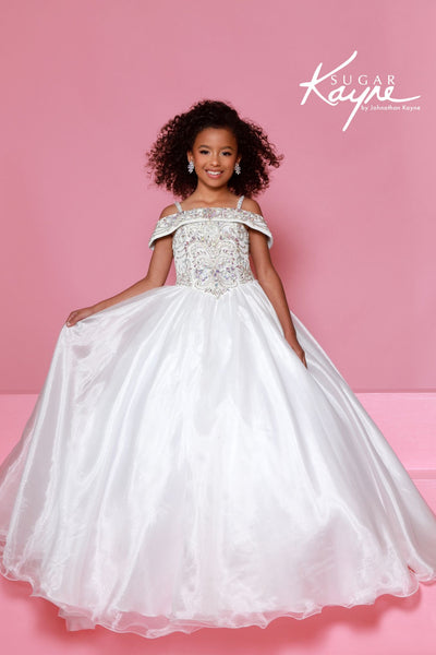 Sugar Kayne Royal Blue Girls Pageant Dress – Ball Gown