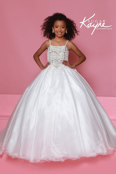 Sugar Kayne Royal Blue Girls Pageant Dress – Ball Gown