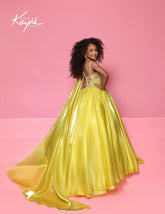 Sugar Kayne One Shoulder Pageant Ball Gown
