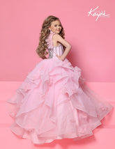 Sugar Kayne Floral Couture Pageant Ball Gown for Girls