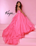 Sugar Kayne Alina C143 Hot Pink Girls Pageant Dress