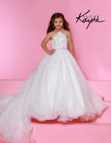 Sugar Kayne Alina C143 Hot Pink Girls Pageant Dress
