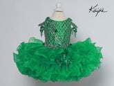 C205 - Sugar Kayne Kids Ruffled Cupcake Pageant Dress