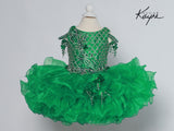 C205 - Sugar Kayne Kids Ruffled Cupcake Pageant Dress