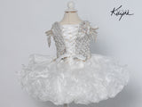 C205 - Sugar Kayne Kids Ruffled Cupcake Pageant Dress