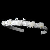 The Isla First Communion Floral Headband