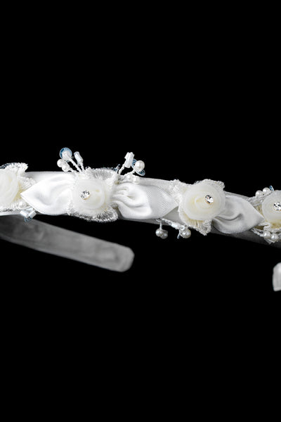 The Isla First Communion Floral Headband