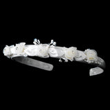 The Isla First Communion Floral Headband