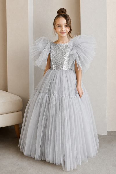 Hallie Girls Special Occasion Tulle Dress