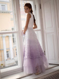 Justine Girls Couture Ruffled Tulle Gown - Special Occasion Dress