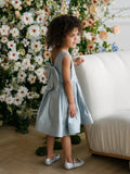 Isadora Blue Shimmer Dress | Teter Warm Couture Girls