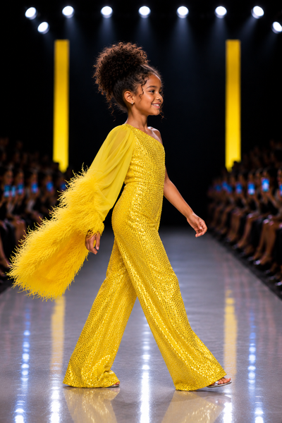 Girls Sequin Pageant Jumpsuit | Pageant Fun Fashion