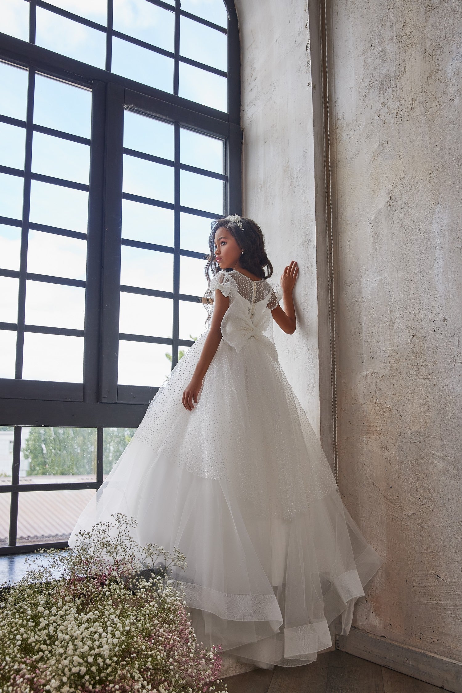 Pentelei Couture Communion Special Occasion Flower Girl Pageant Dress