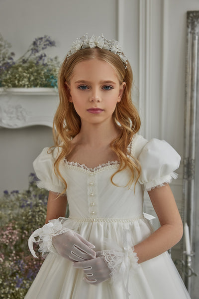 Pentelei Couture Arabella Pearl Communion & Pageant Gown