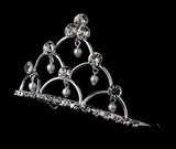 The Pyramid Flower Girl Communion Tiara With Faux Pearls