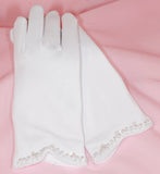 Madelina Girls Communion Satin Gloves