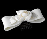 The Zia Flower Girl 1st Communion Floral Hair Bow
