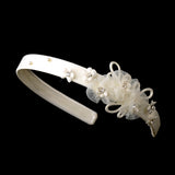 The Nova Flower Girl Communion Beaded Headband