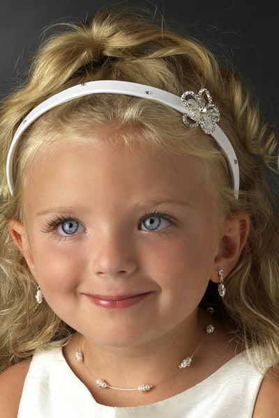 The Gianna First Communion Swarovski Headband