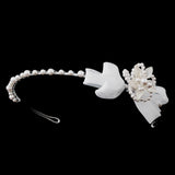 The Anya Flower Girl Faux Pearl Headband