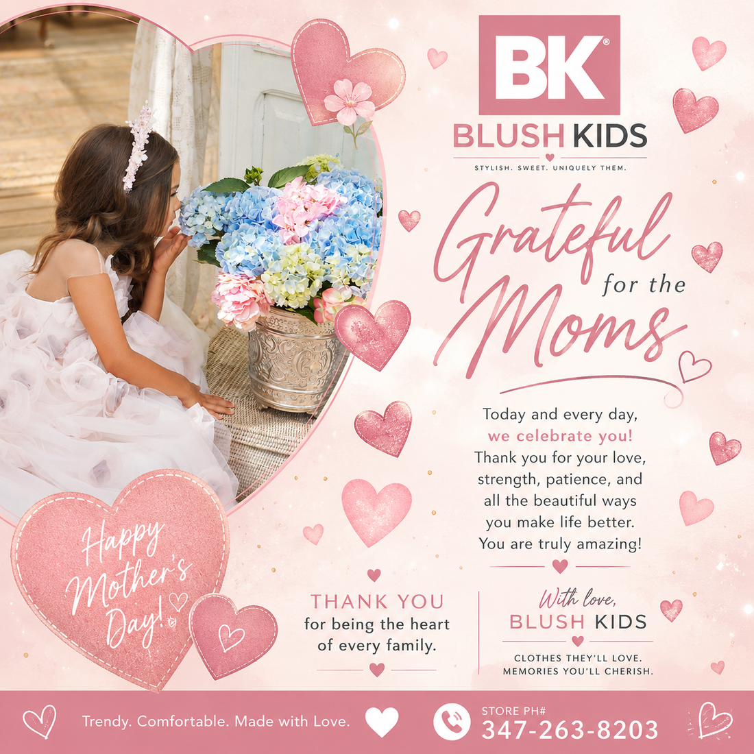 Celebrating Moms in Style: Mother’s Day with Blush Kids