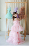 Shop the Brianna Ruffled Tulle Hi-Lo Dress for Flower Girls