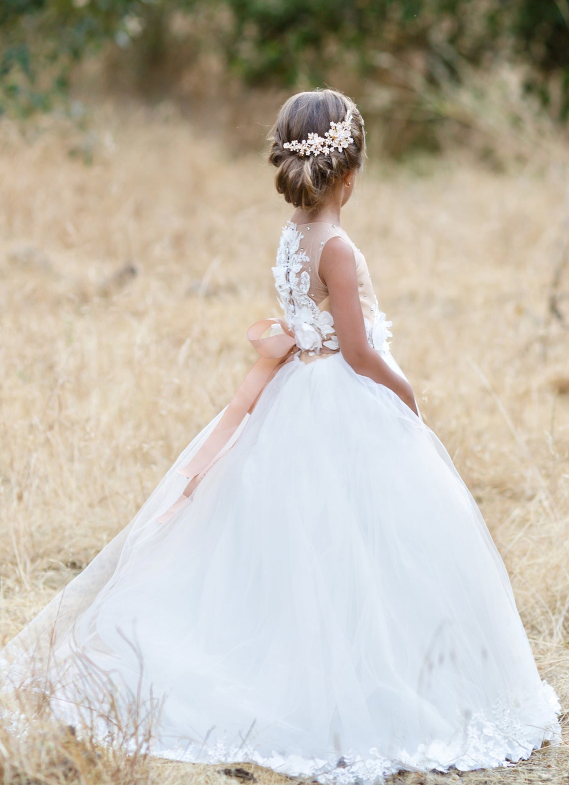 The Arielle Flower Girl Dress | Blush Kids