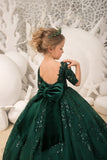 Pageant Girl Lace Tulle Gown Birthday Party Flower Girl Special Occasion Dress