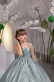 Mirella Grace Girls Satin Ball Gown | Fashion Couture Dress