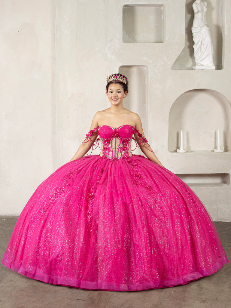 hot pink dresses for quinceaneras Elanisse Radiance Gown – Fuchsia Quinceañera Dress Red / XLARGE Anime Girl Dress Up Western Chic Core Colors:Lightweight Olive Gingham Prom Dresses