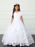 Jolene Lace Communion Dress | Elegant Special Occasion Gown