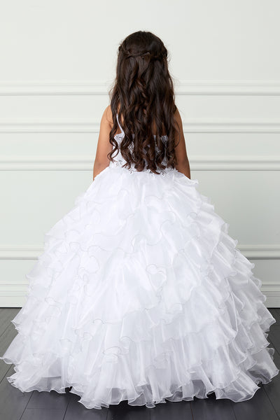 Everly Lace Communion Dress - Elegant Special Occasion Wear