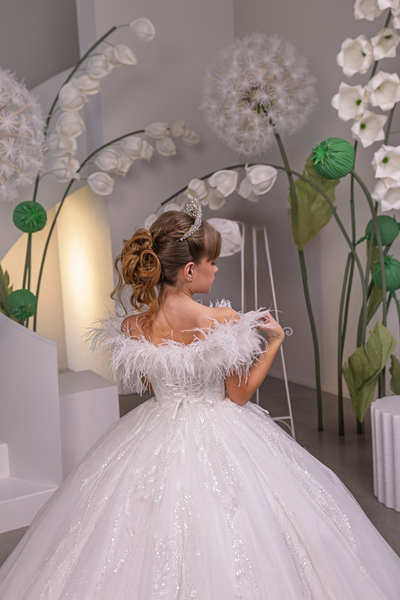 Seraphielle Lumière Girls Couture Pageant Ball Gown
