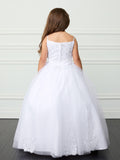 Millie Communion Dress - Lace Tulle Gown with Bolero Jacket