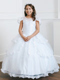 Mariana Petal Tier Communion Dress with Maria
