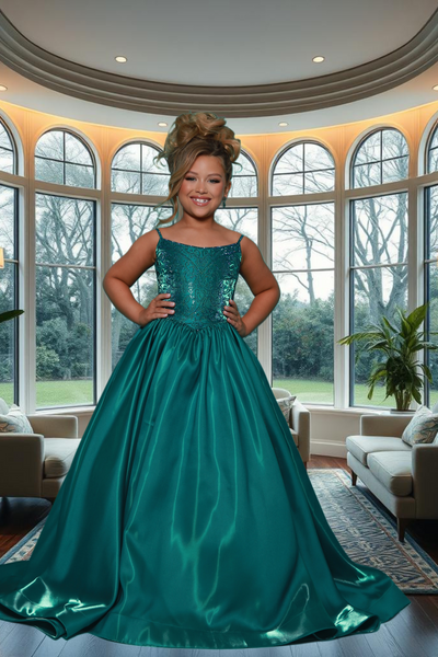 Emerald Royale Gown | 2Cute by Kate Parker Pageant Dress