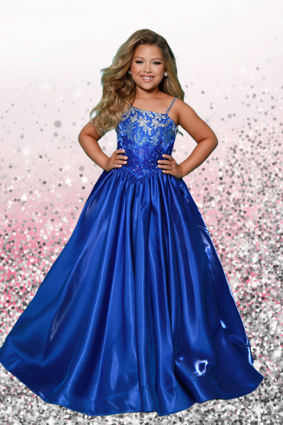 Girls Pageant Ball Gown by Kate Parker | 2Cute Couture