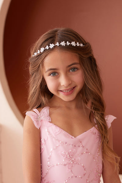 White Girls Communion Dress Maria Embroidery & Bolero