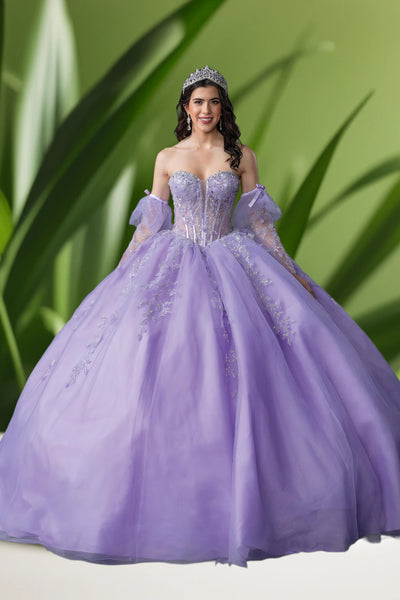 Lilac & Bahama Blue Quinceañera Dress – Isolde Celestine Gown