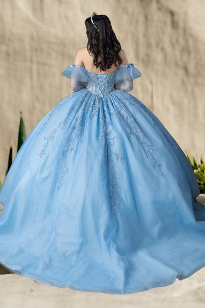 Lilac & Bahama Blue Quinceañera Dress – Isolde Celestine Gown