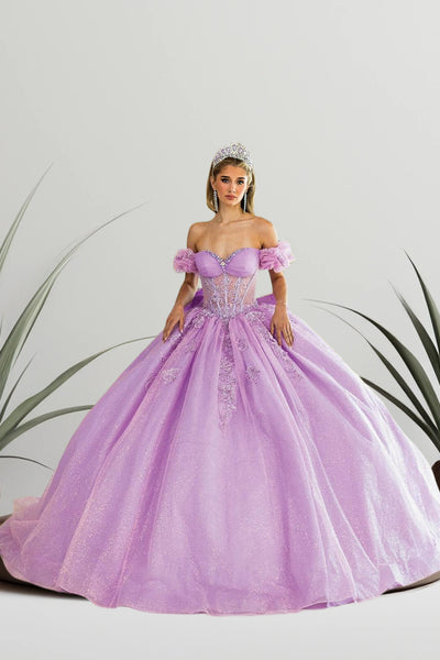 Serenelle Charm Quinceañera Gown – Available in 6 Sparkling Colors