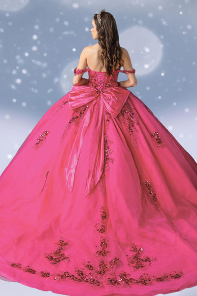 Virella Sapphire Royal Blue Quinceañera Gown – Sequin Ballgown Dress
