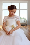 Ivory Communion Dress | Pentelei Couture Alina Gown