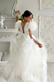 Kaleah Wedding Flower Girl Dress in Satin