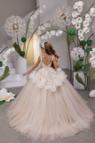 Ivory Cappuccino Girls Pageant Gown | Fashion Couture