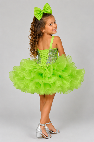 Sugar Kayne Rhinestone Cupcake Pageant Dress