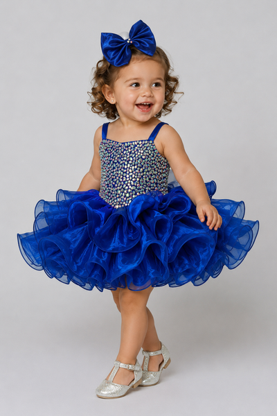 Sugar Kayne Rhinestone Cupcake Pageant Dress