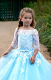 Couture Pageant Flower Girl Gown Baby Special Occasion Party Dress