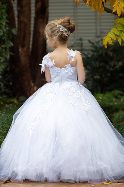 Grayson Girls One Shoulder Pageant Dress | Blush Kids