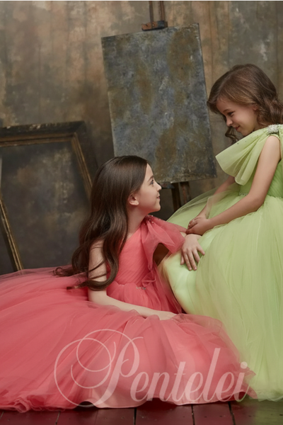 Aurélie Lumière Gown | Pentelei Couture Girls Pageant Dress